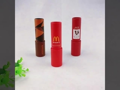 Tubo de papel ecológico/apto para alimentos con tapa de aluminio y cubierta de plástico en varios tamaños y formas