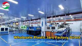 venta al por major fabricación de tarros de plástico.
